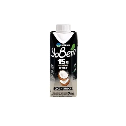 Bebida Láctea Proteina Yobem 250ml Coco Com Tapioca
