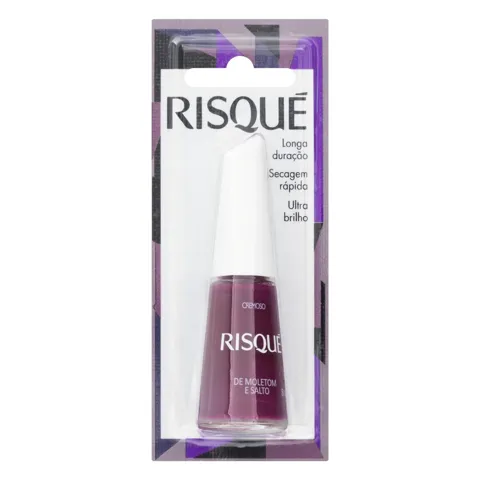 Esmalte Cremoso de Moletom e Salto Risqué Blister 8ml