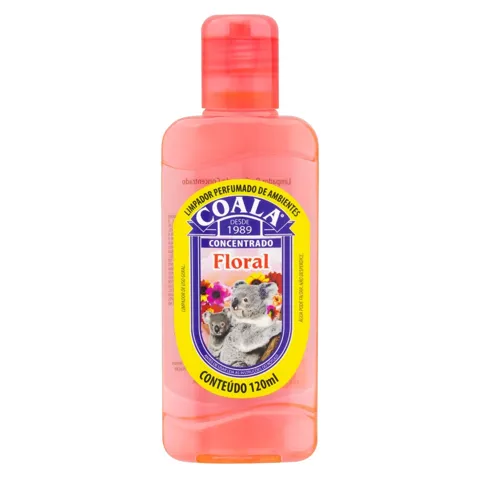 Limpador Perfumado Concentrado Floral Coala Frasco 120ml