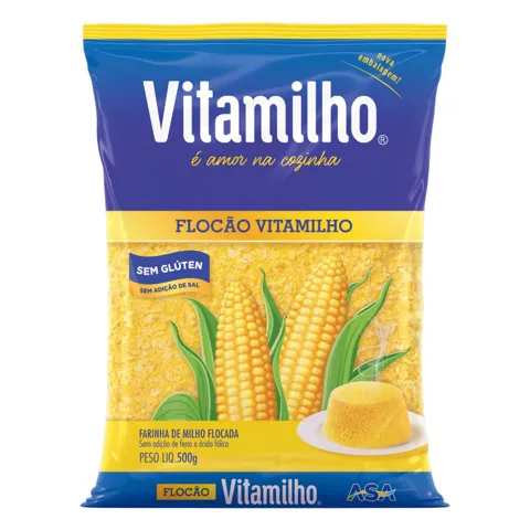 Farinha de Milho Flocão Vitamilho Pacote 500g