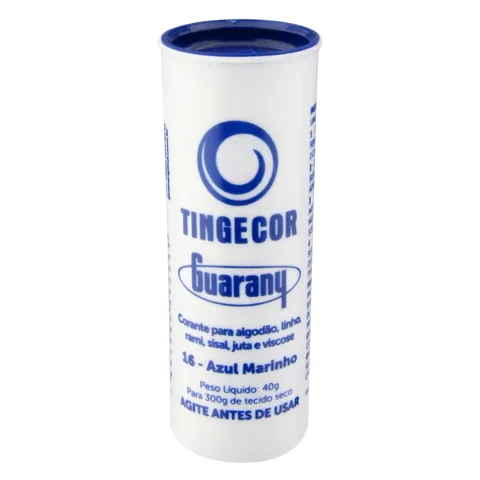 Corante de Tecido Azul Marinho Guarany Tingecor Tubo 40g