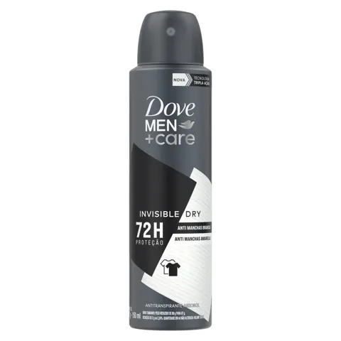 Antitranspirante Aerossol Invisible Dry Dove Men+Care 150ml