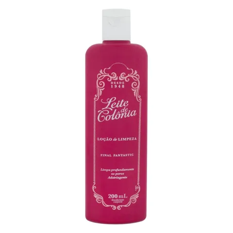 Loção de Limpeza Final Fantastic Leite de Colônia Frasco 200ml