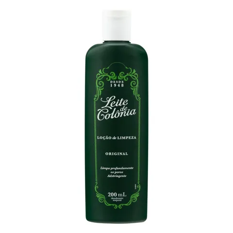 Loção Corporal de Limpeza Original Leite de Colônia Frasco 200ml