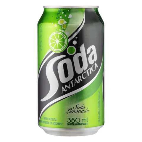 Refrigerante Limonada Soda Antarctica Lata 350ml