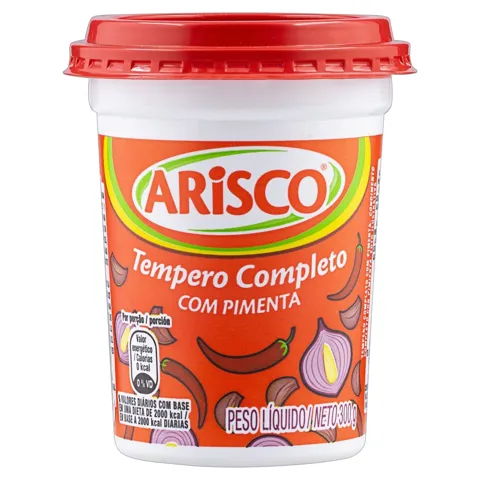 Tempero Completo com Pimenta Arisco Pote 300g