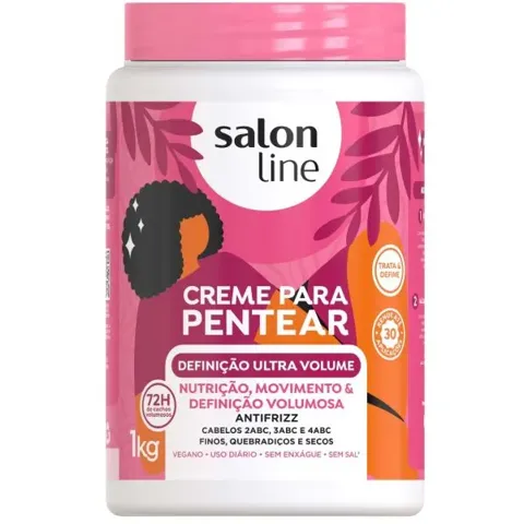 Creme de Pentear Salon Line Definição Ultra Volume 1Kg