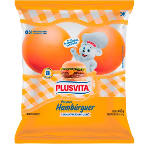 Pao De Hamburguer Pvt 400G