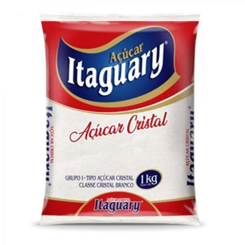 Açúcar Cristal Itaguary Pacote 1kg