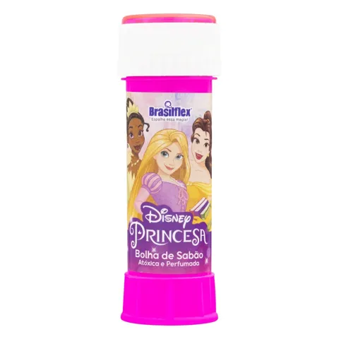 Bolha de Sabão Disney Princesa Brasilflex 60ml