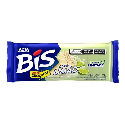 Chocolate Lacta Bis Limão - 100,8g