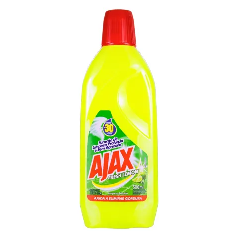 Limpador Limpeza Pesada Fresh Lemon Ajax Frasco 500ml