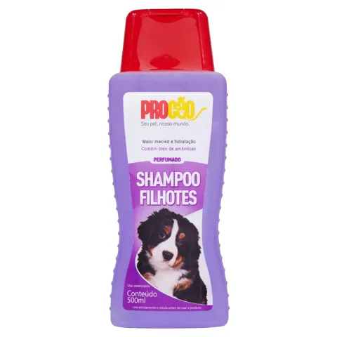 Shampoo para Cães e Gatos Perfumado Filhotes Procão Frasco 500ml