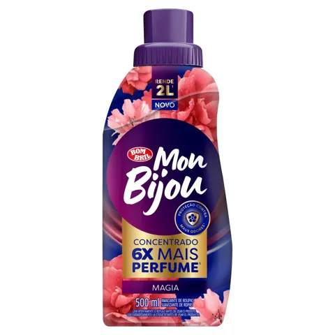 Amaciante de Roupa Concentrado Magia Mon Bijou Frasco 500ml