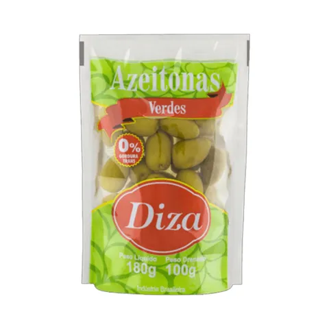Azeitona Verde 100G Com Caroço Diza