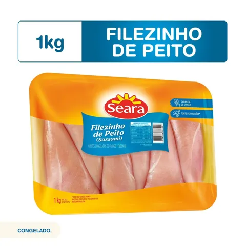 Filezinho de peito bandeja Seara 1kg