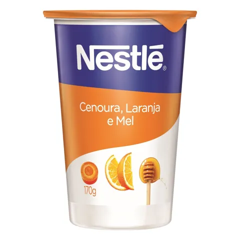 Iogurte Parcialmente Desnatado Cenoura, Laranja e Mel Nestlé Copo 170g