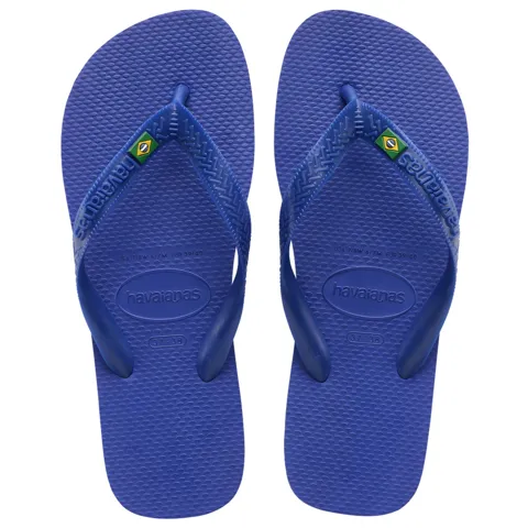 Chinelo Azul Naval Brasil Havaianas n° 41/42