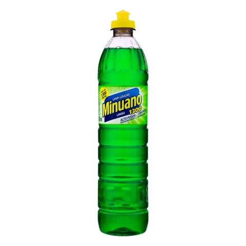 Lava-Louças Líquido Limão Minuano 1300 Squeeze 500ml