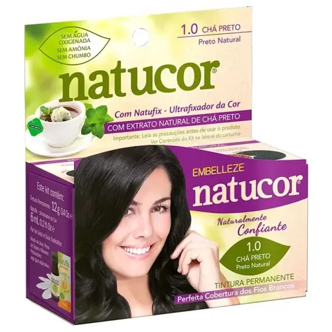 Tinta NATUCOR Chá Preto 1.0