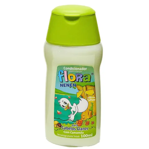 Condicionador Infantil Flora Nenen 100Ml Cabelo Claro