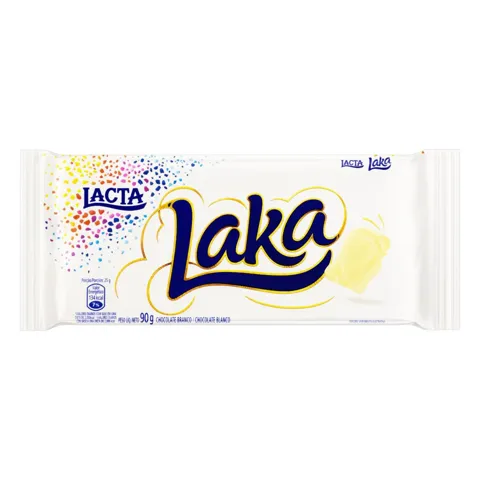 Chocolate Branco Lacta Laka Pacote 90g