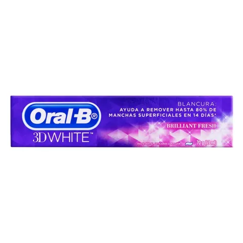 Creme Dental Oral-B 3D White Brilliant Fresh Caixa 70g
