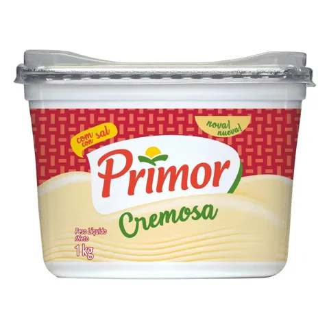 Margarina Cremosa com Sal Primor Pote 1kg