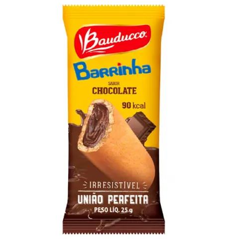 Barra De Biscoito Bauducco Barrinha 25G Chocolate