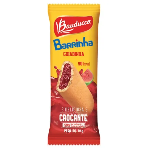Biscoito Barrinha Bauducco Goiabinha 30g