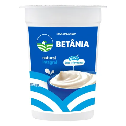 Iogurte Integral Natural Betânia Copo 170g