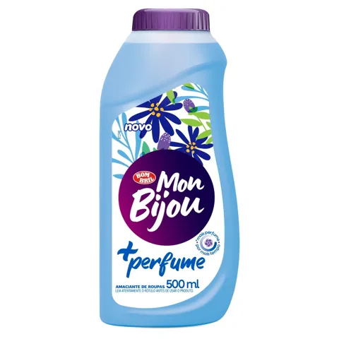 Amaciante de Roupa +Perfume Mon Bijou Frasco 500ml