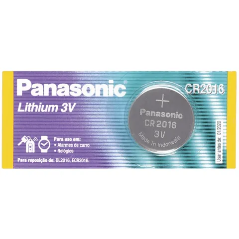 Pilha 3V CR2016 Panasonic