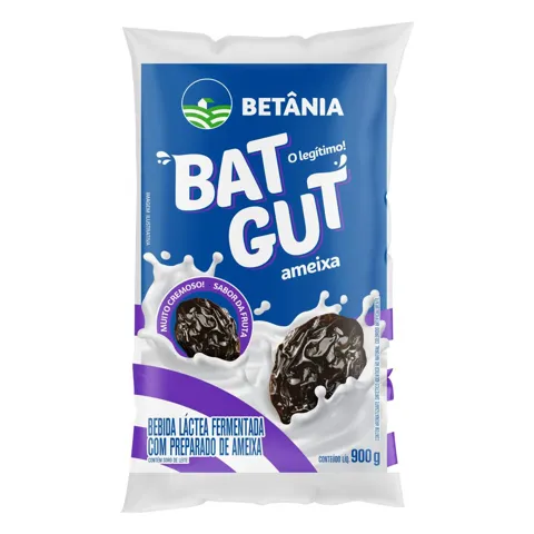 Bebida Láctea Fermentada Ameixa Betânia Bat Gut Pacote 900g