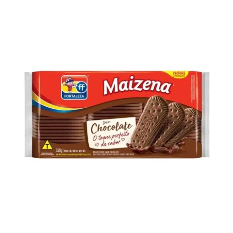 Fortaleza Biscoito Maizena 350G Chocolate