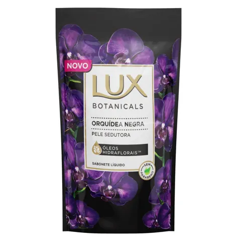Sabonete Líquido Orquídea Negra Lux Botanicals Sachê 200ml Refil
