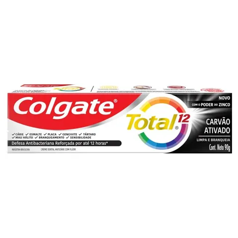Colgate Cd Total 90G Carvao Ativo
