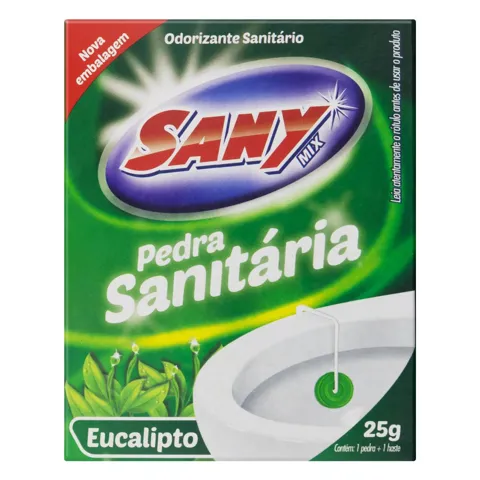 Pedra Sanitária Eucalipto Sany Mix 25g