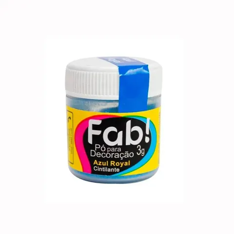 Po Decoracao Fab 3G Azul Royal