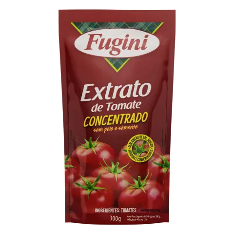 Extrato de Tomate Concentrado Fugini Sachê 300g
