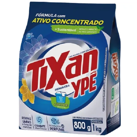 Sabão em Pó Tixan Ypê 800G Primavera