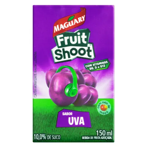 Bebida Adoçada Uva Maguary Fruit Shoot Caixa 150ml