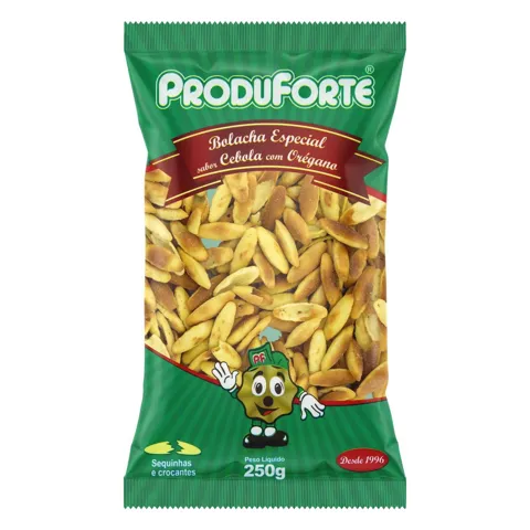 Bolacha Especial Cebola com Orégano Produforte Pacote 250g