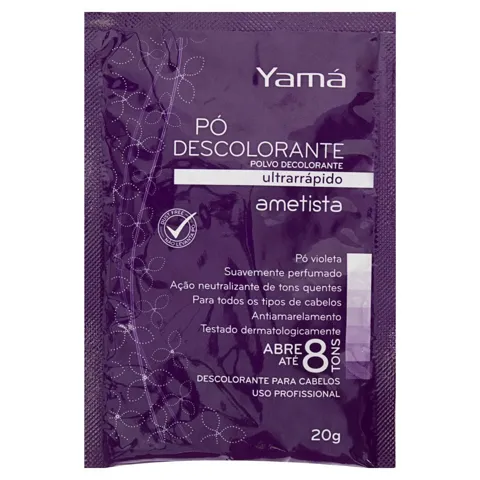 Descolorante Pó Yamá Ametista Envelope 20g