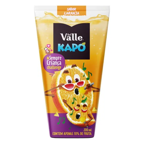 Refresco Adoçado Laranja Del Valle Kapo Caixa 200ml