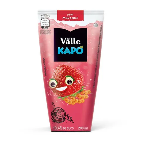 Suco Kapo Morango Caixa 200ml