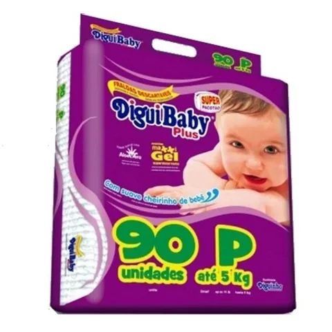 Fralda Diguibaby Mega Plus P 90 Und