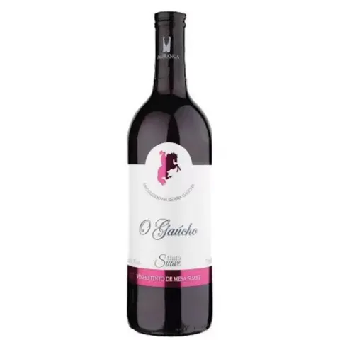 Vinho Tinto Suave O Gaucho 700Ml