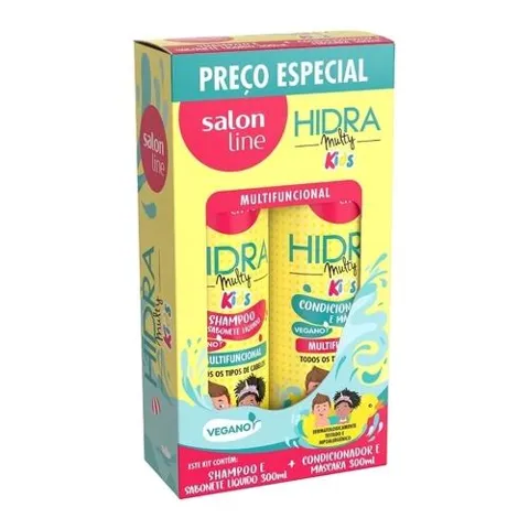 Kit Salon Line Hidra Sh+Cond 300Ml Mult.Kids