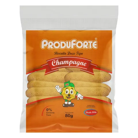 Biscoito Champagne Produforte Pacote 80g